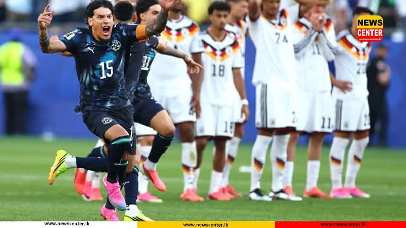 ජර්මනියේ ලෝක කුසලාන සිහිනය පැරගුවේ බොඳ කරයි